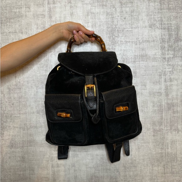 Gucci suede backpack - Picture 3 of 6